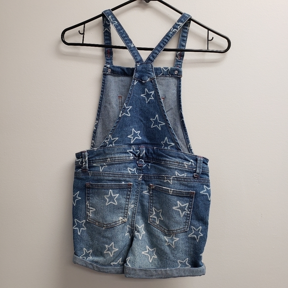 Cat & Jack Stars Shortalls Girls Size Medium 7/8 - Picture 2 of 5